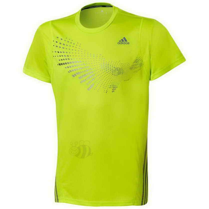 Adidas-T-shirt-BT-Graph-Tee-Lime-Green-1