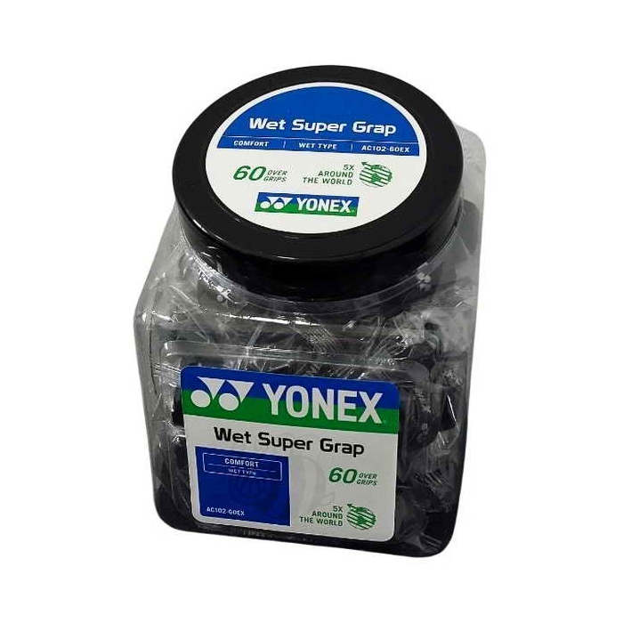 Yonex-Overgrip-AC-102-60-pak-Black-8555-1